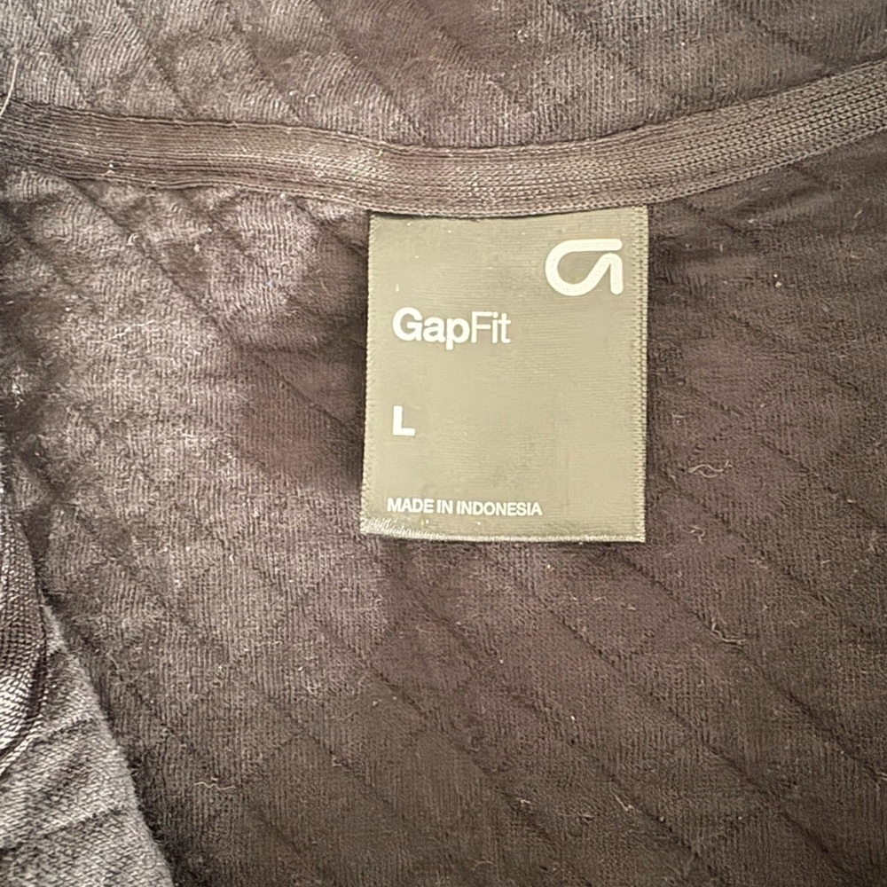 Gap Oversized Quilted Quartet-Zip Jacket - Picture 4 of 5